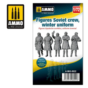 Munitions pour figurines de Mig 8922, équipage soviétique, uniforme d&amp;#39;hiver, échelle 1/72