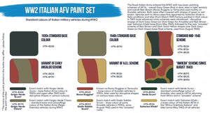 Hataka HTK-BS106 WW2 Italian AFV paint set (6x17 ml) – immagine 3