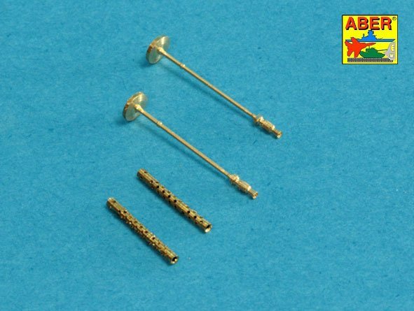 Aber 48L-21 Set of 2 barrels for German machine guns MG34 1/48 – image 3