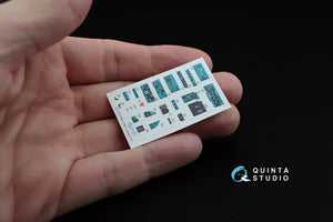 Quinta Studio QD72016 MiG-31BM 3D-Printed &amp;amp; coloured Interior on decal paper (for Trumpeter kit) 1/72 – imagen 3