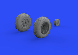 Eduard 648503 P-51D wheels oval tread 1/48 EDUARD – imagen 2