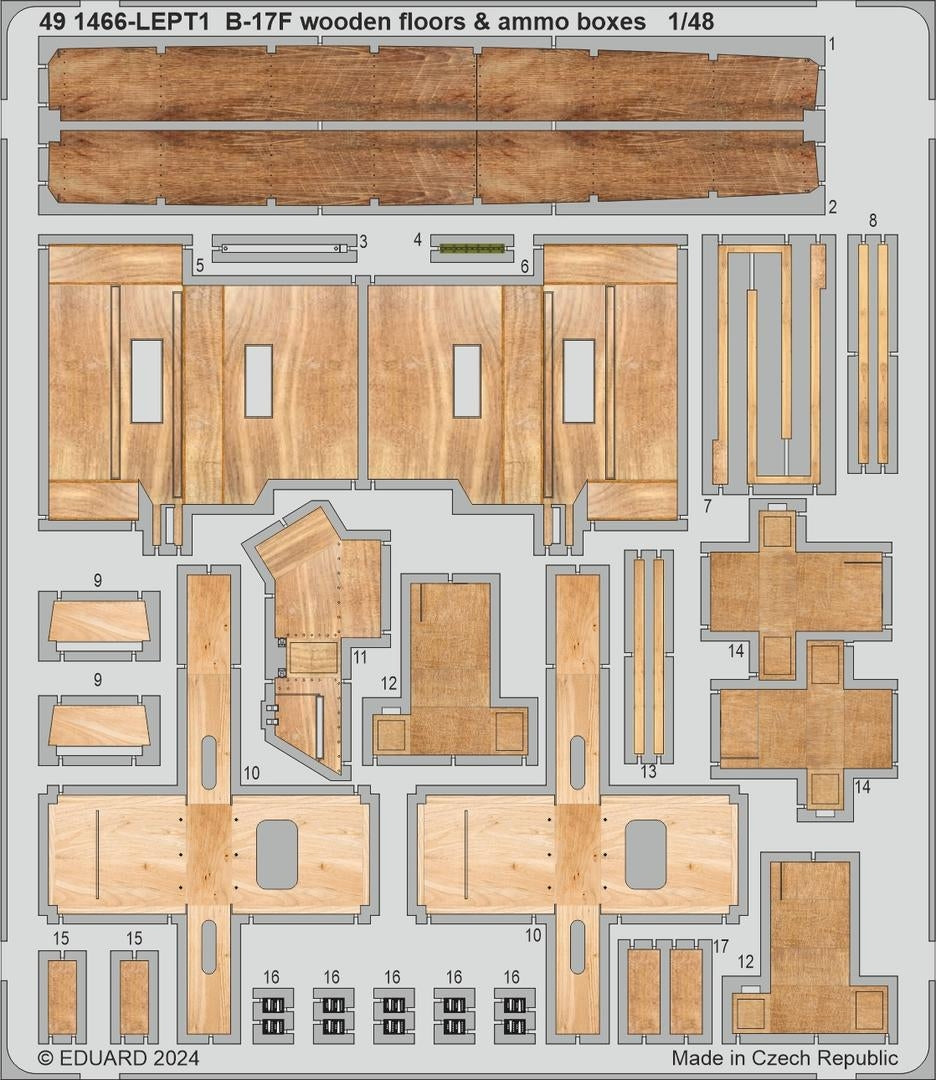 Eduard BIG49428 B-17F PART II EDUARD 1/48 – Bild 6