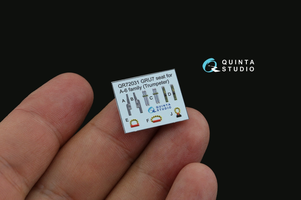 Quinta Studio QD72146 KA-6D Intruder 3D-Printed coloured Interior on decal paper (conversion from Trumpeter) 1/72 – Bild 6