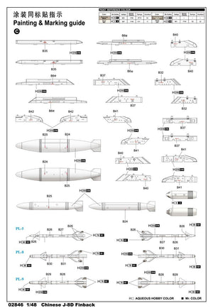 Trumpeter 02846 J-8D Finback 1/48 – imagen 17