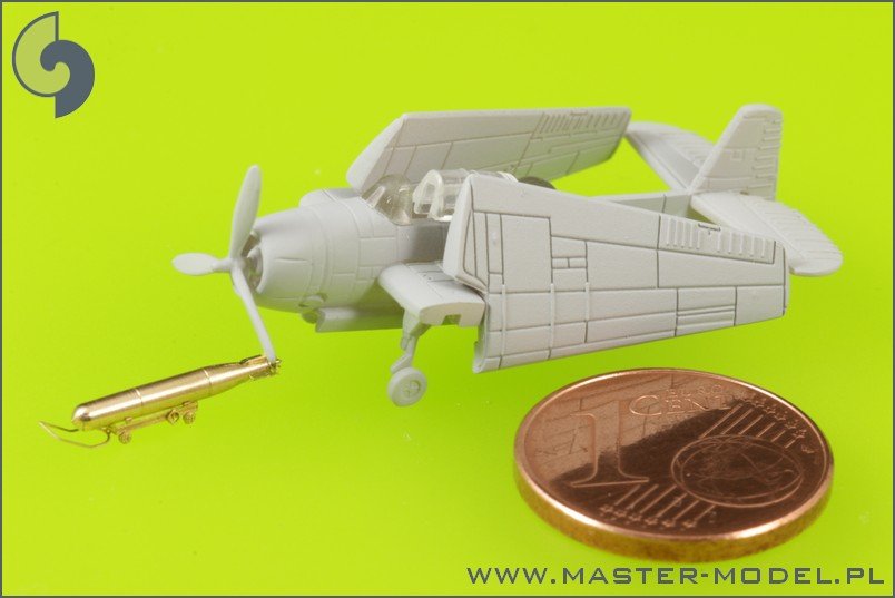 Master SM-350-072 USN Airborne torpedoes Mark 13 (22.4in) with trolleys - early type (10 pcs) – imagen 5