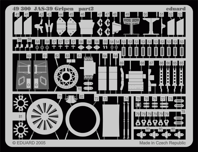 Eduard 49300 JAS-39 Gripen 1/48 Italeri – imagen 3