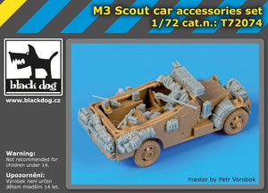 Black Dog T72074 M 3 Scout car accessories set for Italeri 1/72 – imagen 2