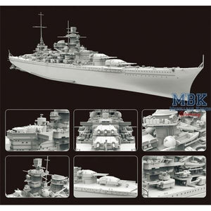 FlyHawk Model FH1148S German Battleship Scharnhorst 1943 Deluxe Edition 1/700 – imagen 4
