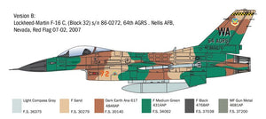 Italeri 2825 F-16C Fighting Falcon 1/48 – zdjęcie 3