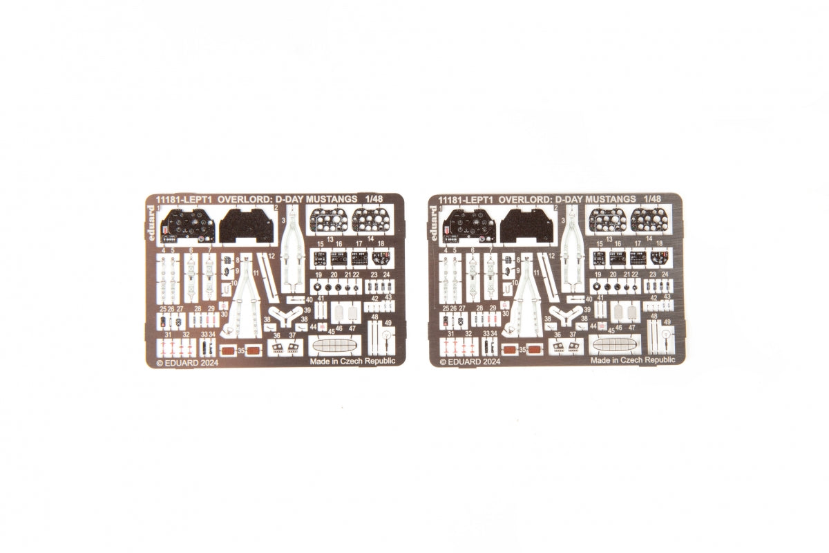 Eduard 11181 OVERLORD: D-DAY MUSTANGS / P-51B MUSTANG DUAL COMBO 1/48 – imagen 16