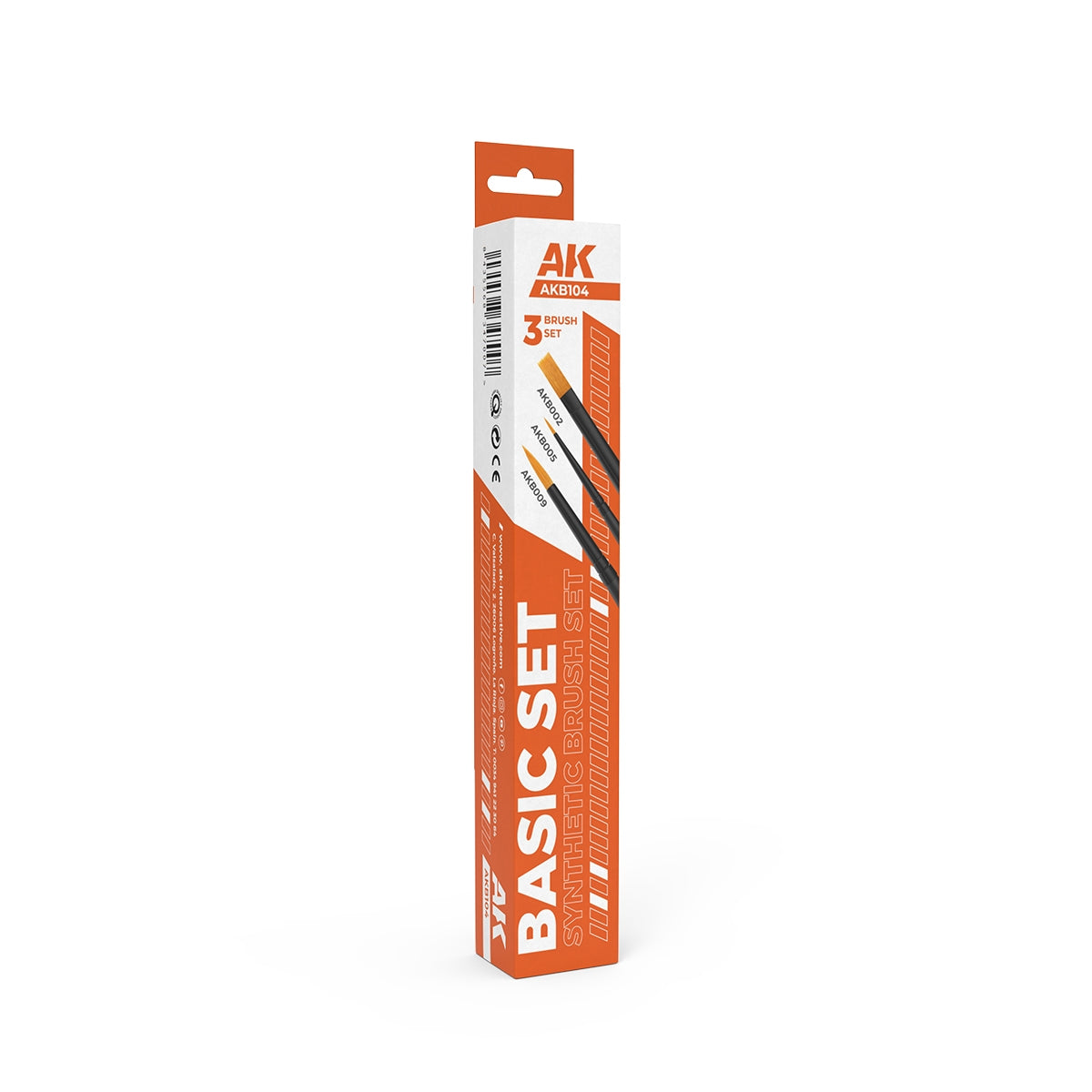 AK Interactive AKB104 BASIC BRUSHES SET – zdjęcie 2