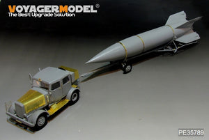 Voiture militaire Hanomag SS100 de la Seconde Guerre mondiale avec transporteur de roquettes V2, modèle Voyager PE35789, pour TAKOM 2110, échelle 1/35 – image 3