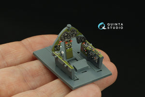 Intérieur coloré imprimé en 3D sur papier décalcomanie Quinta Studio QD48427 F6F-5 Hellcat (Eduard) 1/48 – image 9