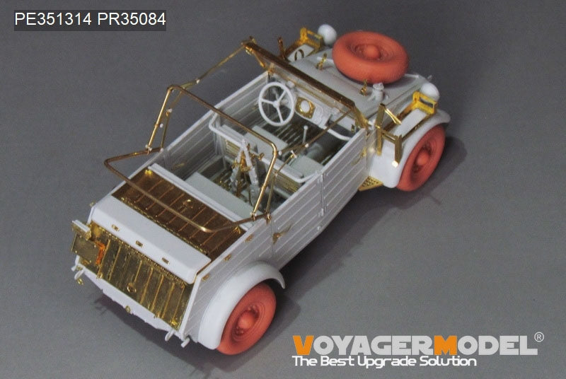 Voyager Model PE351314 WWII German Kubelwagen Type 82 Africa Troop Version Upgrade Set For MENG VS-015 1/35 – imagen 4