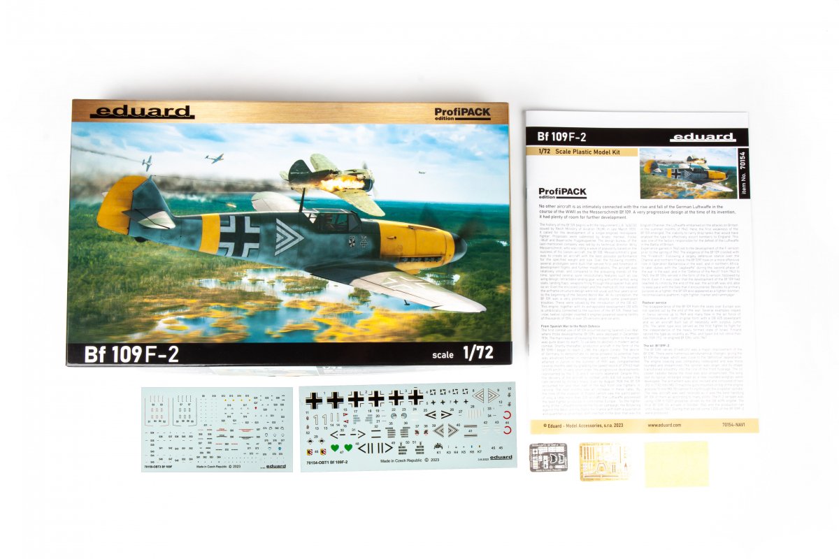 Eduard 70154 Bf 109F-2 ProfiPACK 1/72 – zdjęcie 3