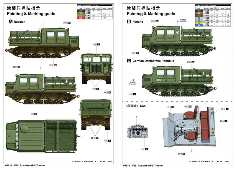 Trumpeter 09514 Russian AT-S Tractor 1/35 – Bild 4