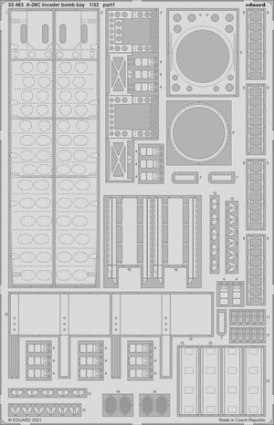 Baie à bombes Eduard 32463 A-26C Invader pour maquette HOBBY BOSS au 1/32 – image 2