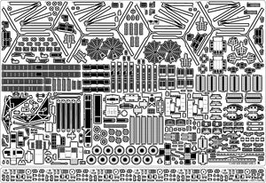 Pontos 37001R1 USS LHD-2 Essex Kit+Detail Up Set 1/350 – imagen 11