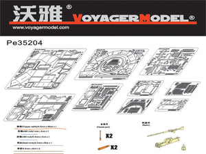 Maquette Voyager PE35204 Sd.Kfz 222 4Rad de la Seconde Guerre mondiale pour TAMIYA au 1/35