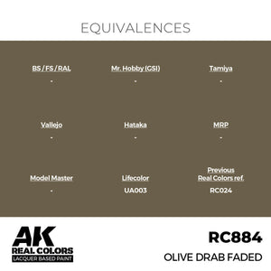 AK Interactive RC884 Olive Drab Faded 17 ml – imagen 3