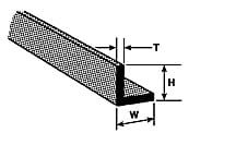 Plastruct 90008 Kątownik &amp;quot;L&amp;quot; 9.5mm x 9.5mm x 1.7mm x 600mm (ABS) / 3 szt. – imagen 2