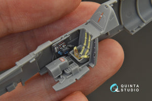 Quinta Studio QD72037 Bf 109 G-6 3D-Printed &amp;amp; coloured Interior on decal paper (Tamiya) 1/72 – immagine 11