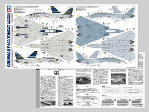 Tamiya 61122 Grumman F-14A Tomcat (Late Model) Carrier Launch Set 1/48 – immagine 27