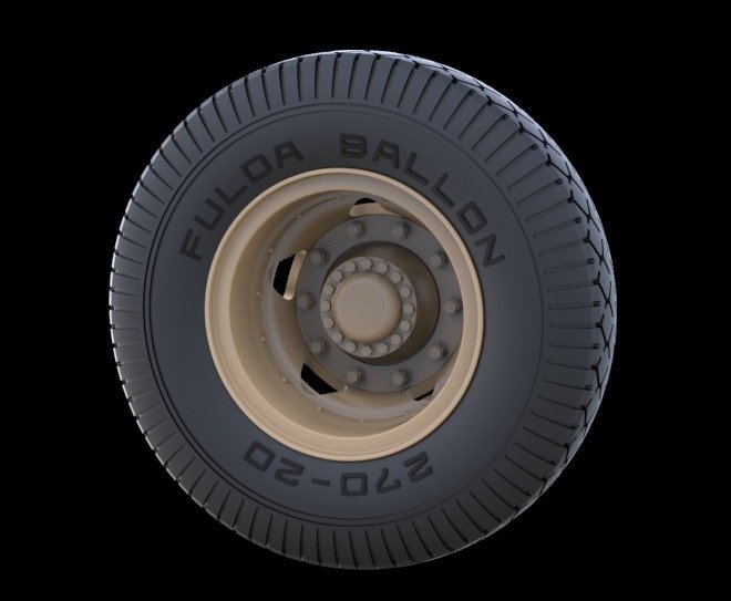 Panzer Art RE35-244 Road wheels for Mercedes 4500 (early pattern) 1/35 – imagen 2