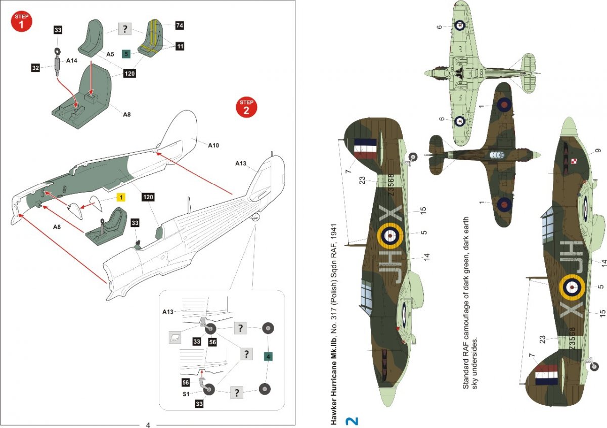 Fly 72044 Hawker Hurricane Mk.IIb 1/72 – immagine 7