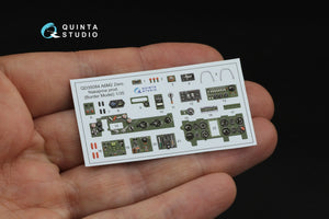 Quinta Studio QD35084 A6M2 Zero (Nakajima Prod.) 3D-Printed &amp;amp; coloured Interior on decal paper (Border Model) 1/35 – zdjęcie 3
