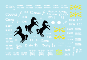 Star Decals 35-933 11th Cavalry in Vietnam and Cambodia 1 1/35 – immagine 2