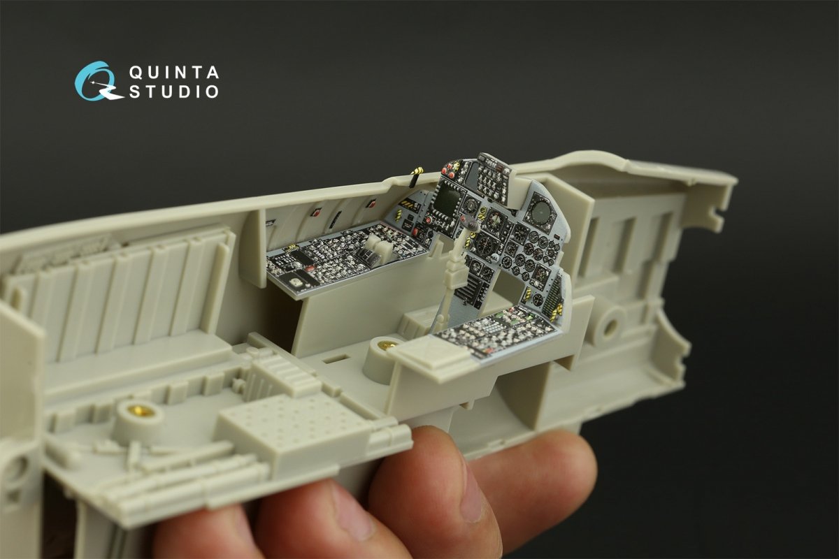 Quinta Studio QD32157 F-15C Late/F-15J late 3D-Printed &amp;amp; coloured Interior on decal paper (Tamiya) 1/32 – Bild 9
