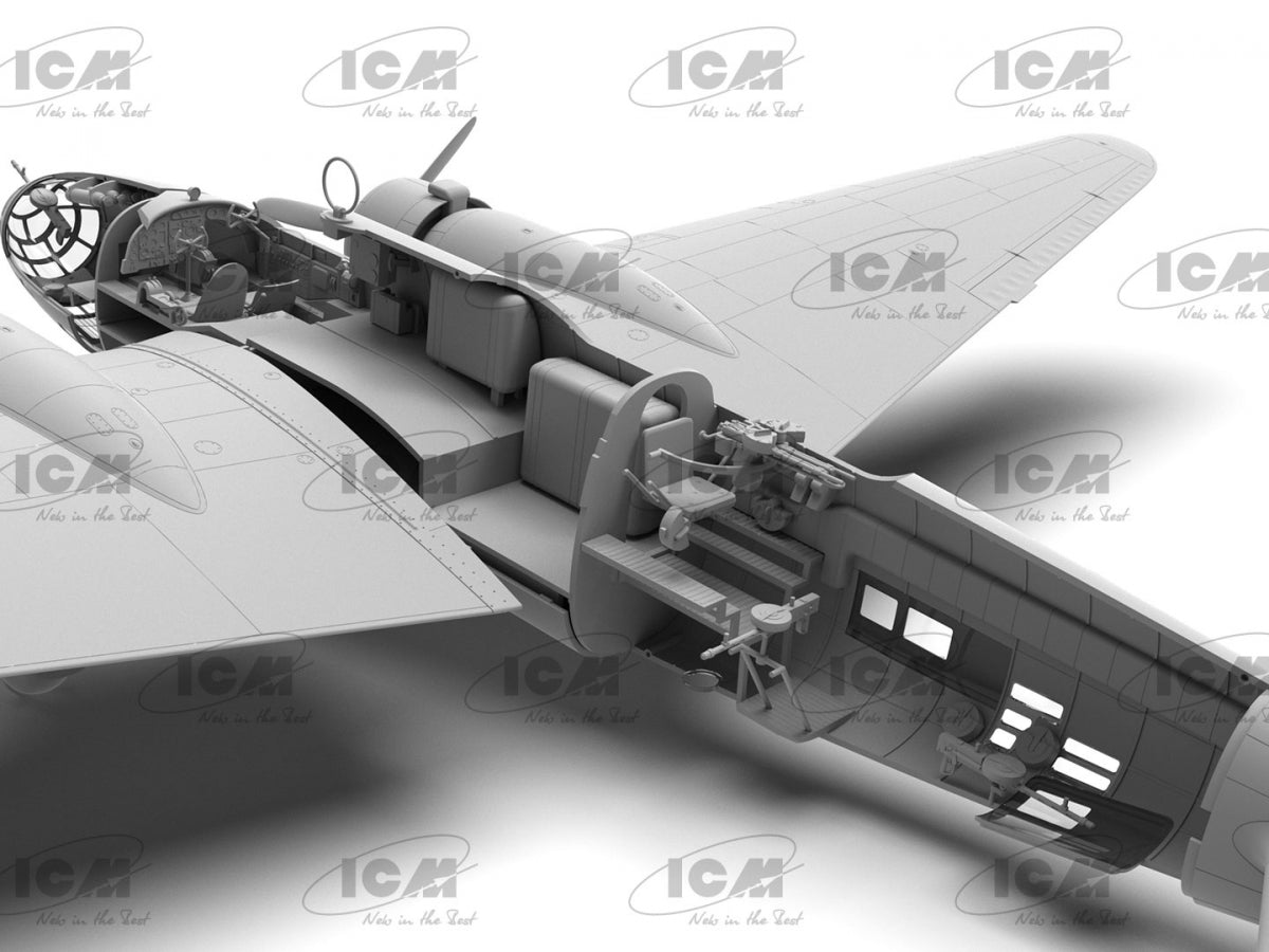 ICM 48195 Ki-21-Ib &amp;quot;Sally&amp;quot;, Japanese Heavy Bomber 1/48 – immagine 7