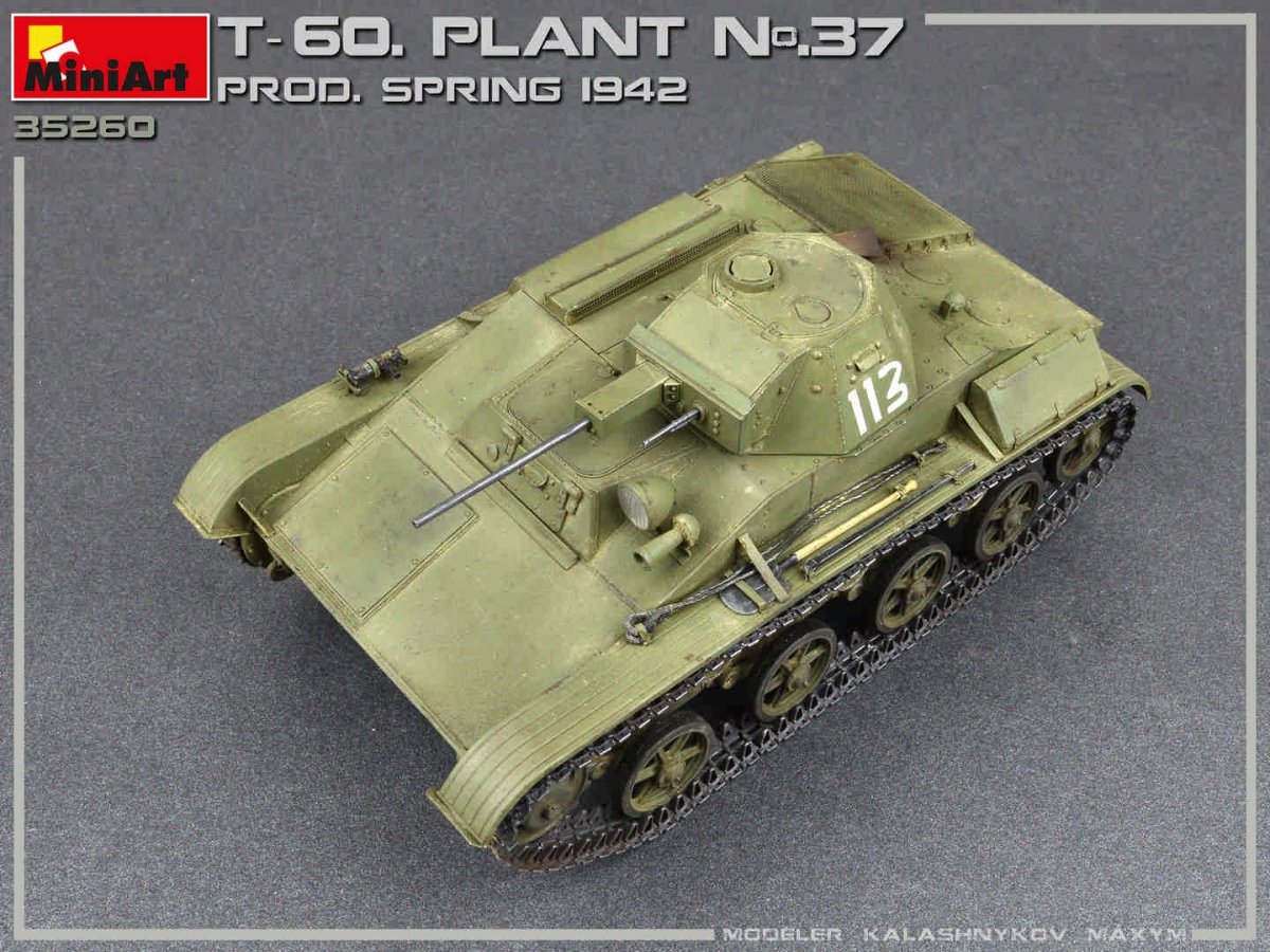 MiniArt 35260 T-60 PLANT N.37, SVERDLOVSK PROD. SPRING 1942. INTERIOR KIT 1/35 – Bild 4