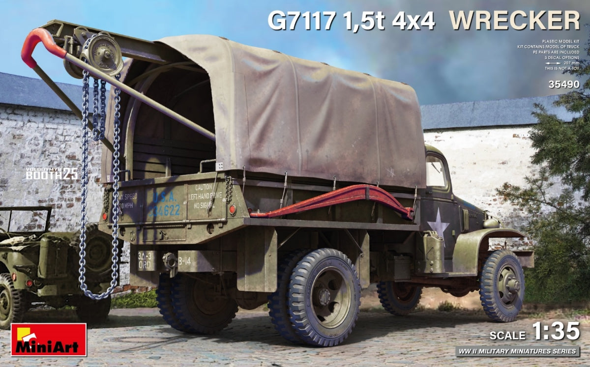 MiniArt 35490 G7117 1.5t 4x4 Wrecker 1/35