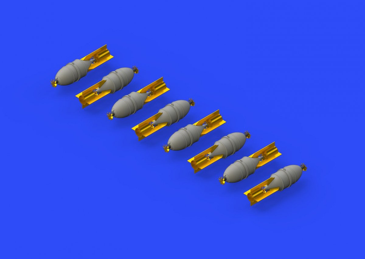 Eduard 648376 FAB 100 Soviet WWII bombs 1/48 – zdjęcie 4