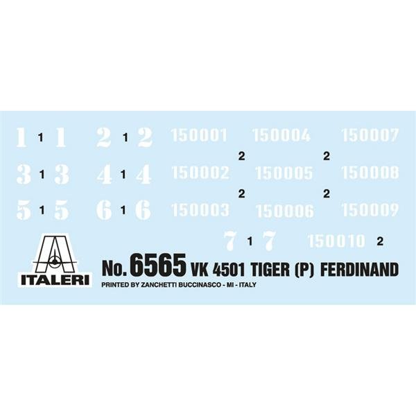 Italeri 6565 VK 4501 (P) TIGER FERDINAND 1/35 – immagine 2
