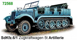 ACE 72568 Sd.Kfz. 6/1 Zugkraftwagen 5t Artillerie 1/72 – zdjęcie 3