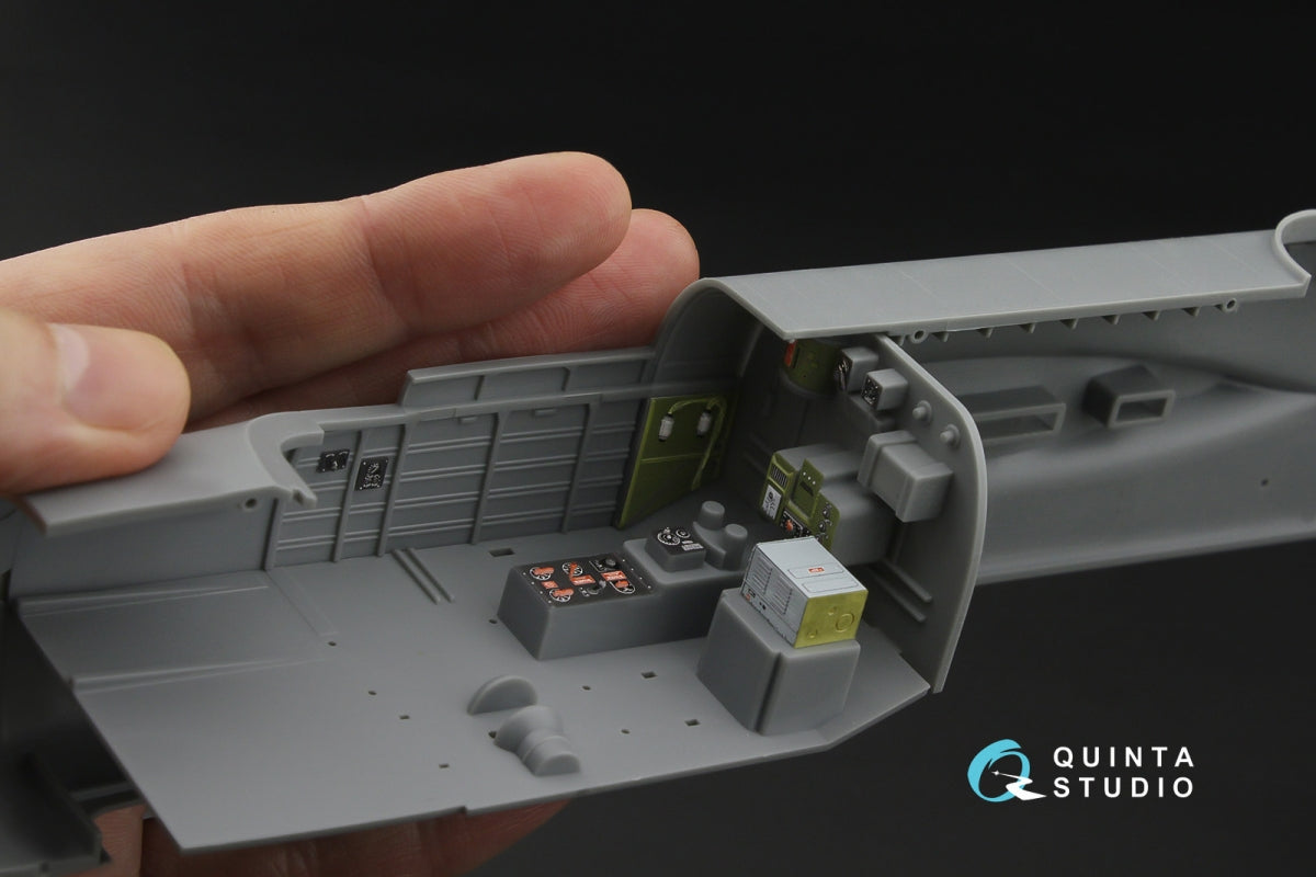 Quinta Studio QDS-32250 A-26C Invader 3D-Printed &amp;amp; coloured Interior on decal paper (Hobby Boss) (with 3D-printed resin parts) 1/32 – imagen 7