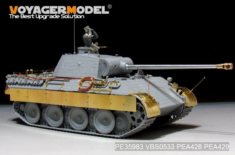 Voyager Model PE35983 WWII German Panther D Tank Late version Basic For TAKOM 2104 1/35 – imagen 4