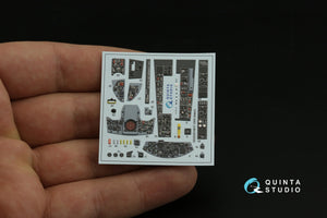 Quinta Studio QDS-32180 F-104S 3D-Printed coloured Interior on decal paper (Italeri) (small version) 1/32 – imagen 5