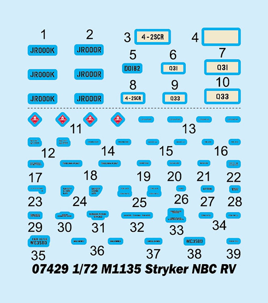 Trumpeter 07429 M1135 Stryker NBC RV 1/72 – imagen 4