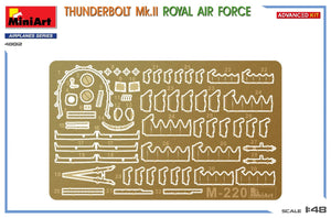 MiniArt 48012 THUNDERBOLT Mk.II. ROYAL AIR FORCE. ADVANCED KIT 1/48 – imagen 4