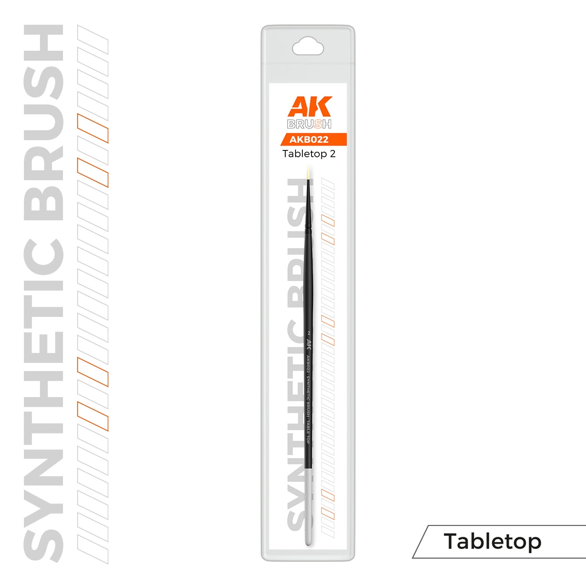 AK Interactive AKB022 AK SYNTHETIC TABLETOP BRUSH – 2 – imagen 2