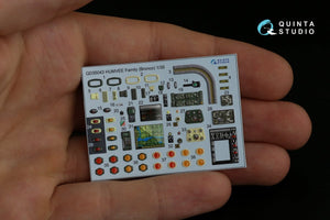 Quinta Studio QD35043 HUMVEE Family 3D-Printed &amp;amp; coloured Interior on decal paper ( Bronco ) 1/35 – Bild 10