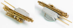 Pontos 35023FB USS BB-34 New York 1944 Kit de détails (avec pont bleu teck, canons, résine, photodécoupe) – image 20