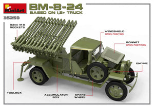 MiniArt 35259 Soviet Rocket Launcher BM-8-24 1/35 – imagen 13