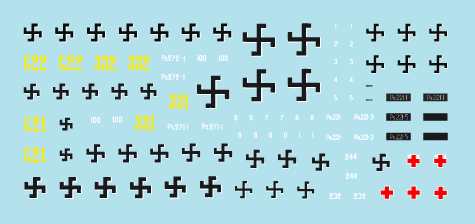 Star Decals 72-A1005 Finnish Tanks in WW2 # 1. KV-1 m/1942, KV-1E, ISU-152, PzKpfw IV Ausf J, T-37A and T-38 1/72 – zdjęcie 3