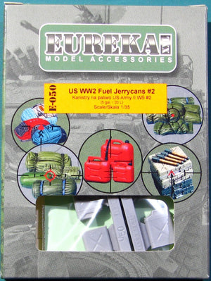 EUREKA XXL E-050 Jerricans de carburant américains de la Seconde Guerre mondiale n° 2 (4 pièces) 1/35