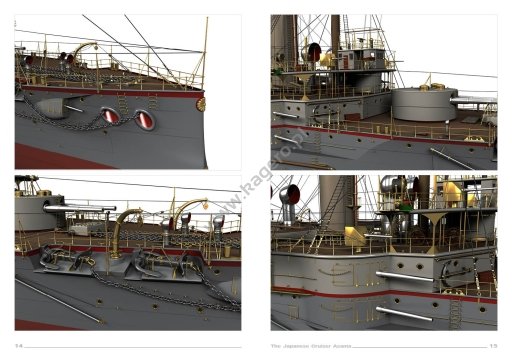 Kagero 16081 The Japanese Cruiser Asama EN – imagen 4